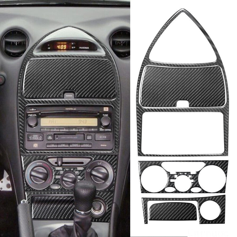 Toyota Celica Carbon Fiber Interior Trim Kit, 33pc (2000–2005)