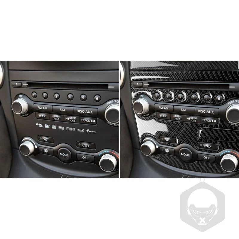 Nissan 370Z Z34 Carbon Fiber Interior Trim Kit, 17pc