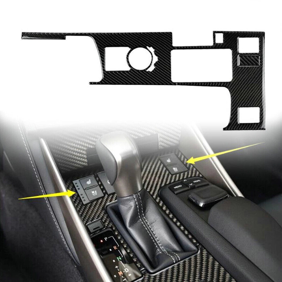 Lexus IS250/IS300 Carbon Fiber Interior Trim Kit (2014–2018)