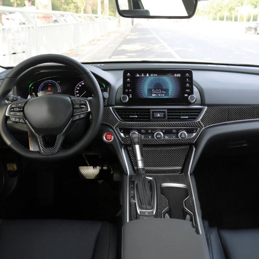 Honda Accord 10th Gen 2018+- 14PCS Real Carbon Fiber Full Interior Dash Trim Kit