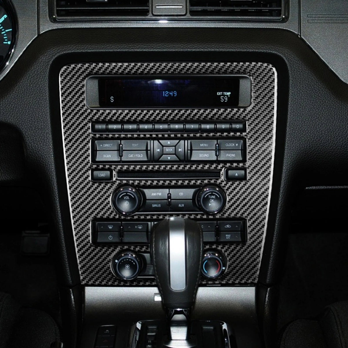 Ford Mustang Carbon Fiber Interior Trim Kit, 34pc (2009–2014)