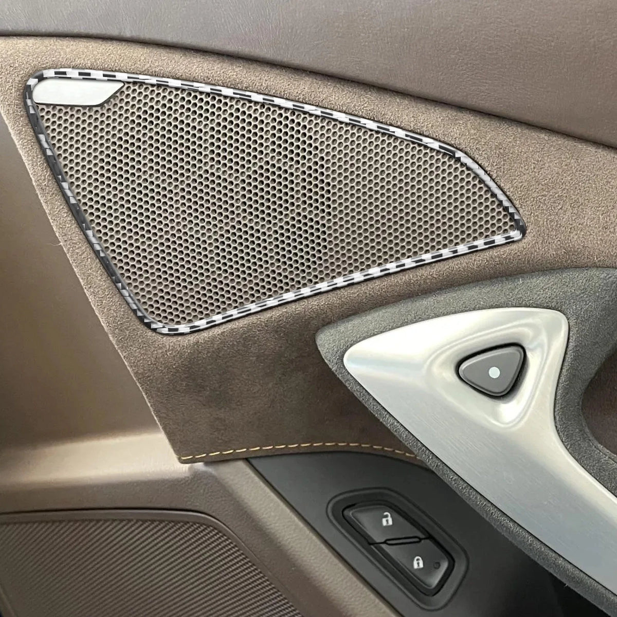 Corvette C7 Carbon Fiber Interior Trim Kit, 50pc