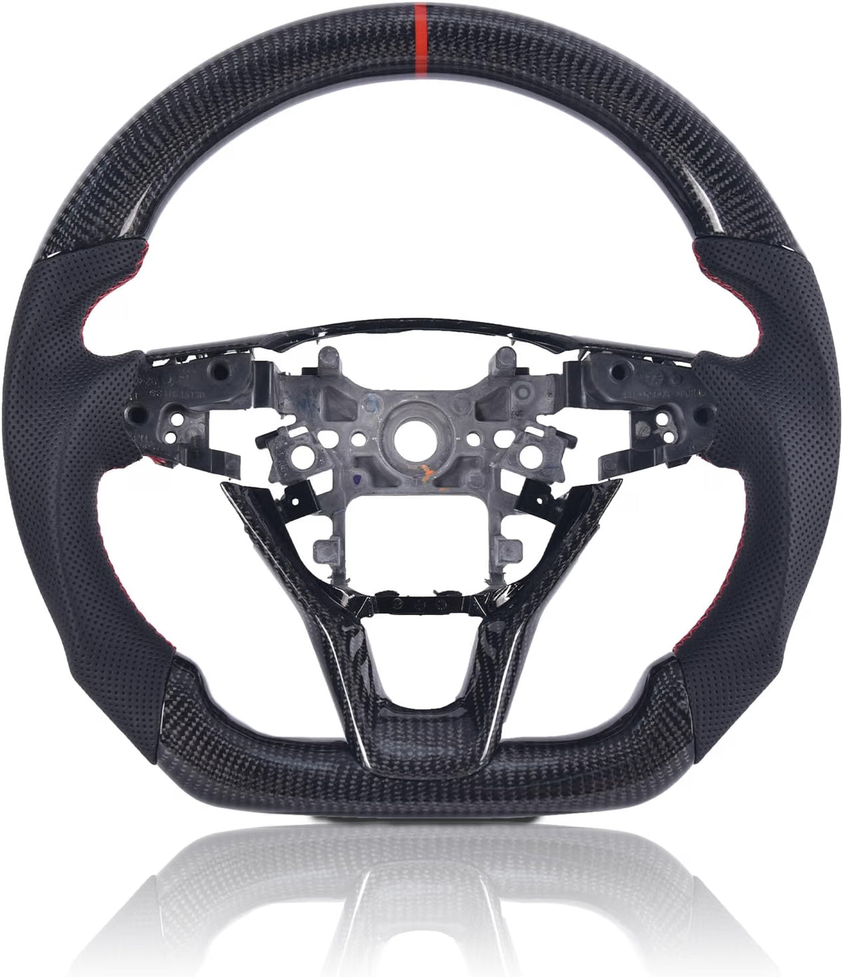 Honda Accord 10th Gen 2018–2022- Carbon Fiber D-Shaped Steering Wheel