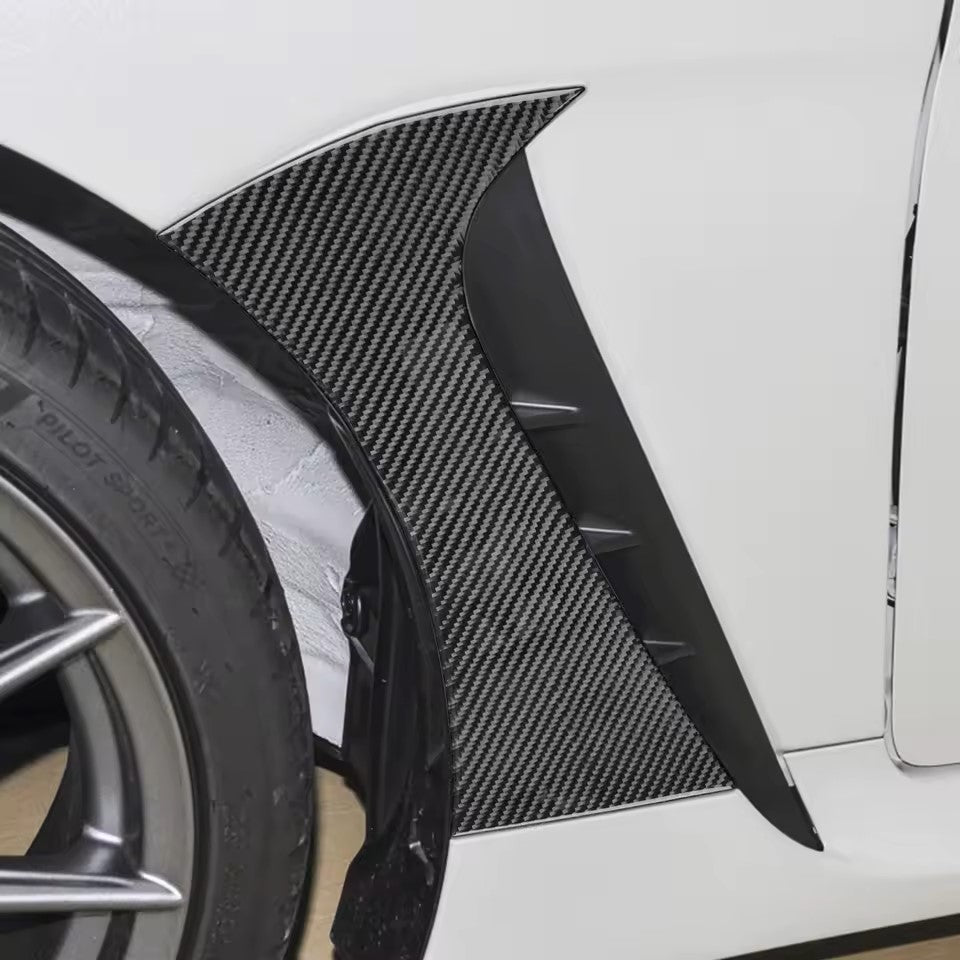 Carbon Fiber Side Fender Vent Outlet Panel overlay- BRZ/ GR86