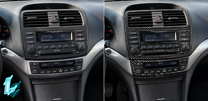 Acura TSX CL9 Carbon Fiber Radio & Climate Trim (2004–2008)