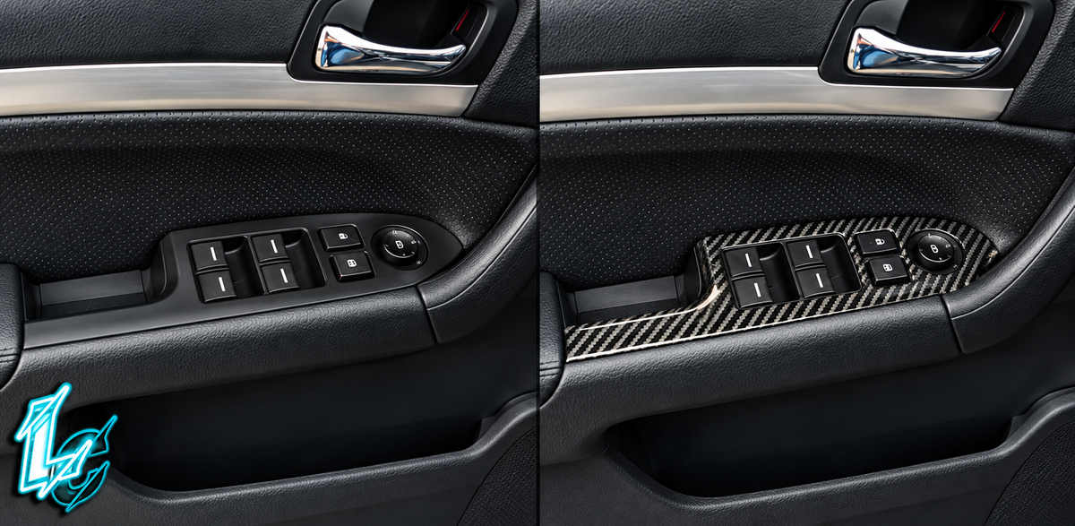 Acura TSX CL9 Carbon Fiber Door Switch Trim (2004–2008)