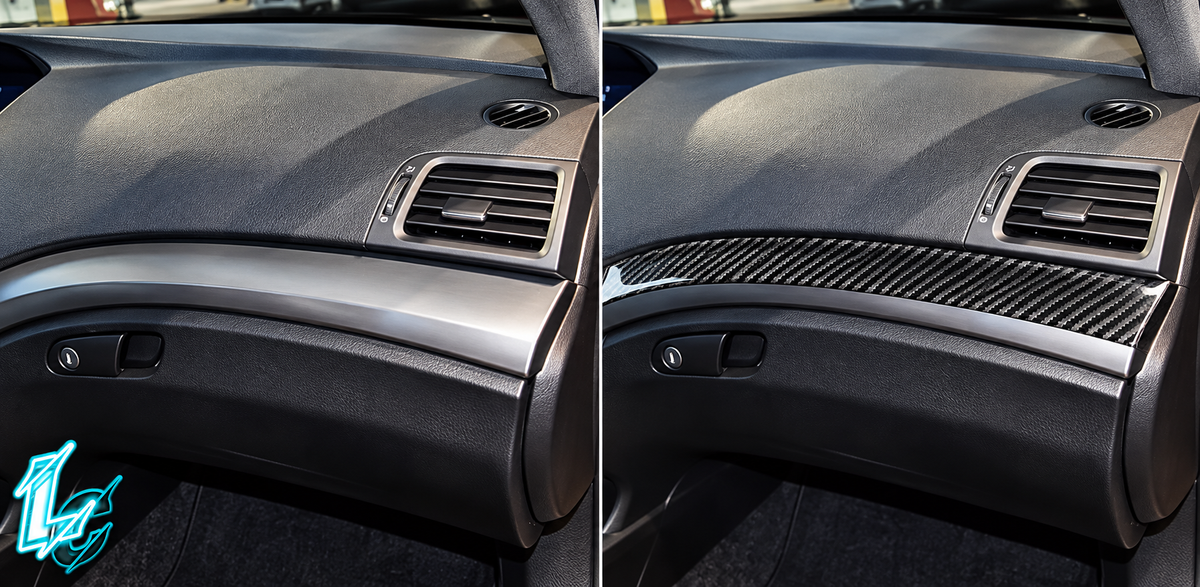Acura TSX CU2 Carbon Fiber Lower Dash Strip (2009–2014)