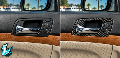 Acura TSX CL9 Carbon Fiber Door Handle Trim (2004–2008)