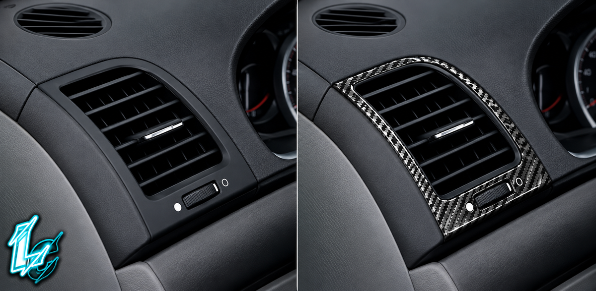 Acura TSX CL9 Carbon Fiber AC Vent Trim (2004–2008)