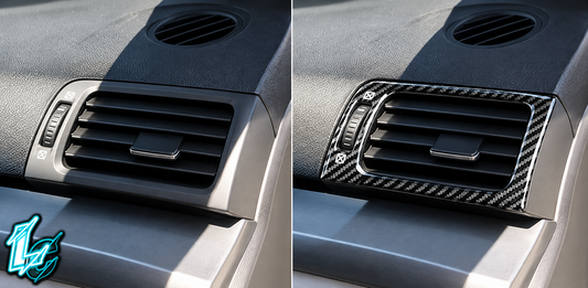 Acura TSX CU2 Carbon Fiber AC Vent Trim, 4pc (2009–2014)