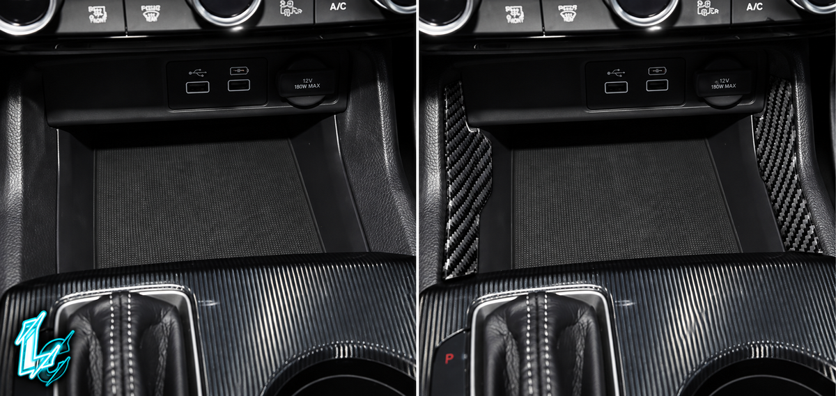 Honda Civic Carbon Fiber Console Side Trim (2022–2025, Non-Type R)