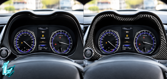 Infiniti Q50 Carbon Fiber Instrument Cluster Speedometer Overlay (2014+)