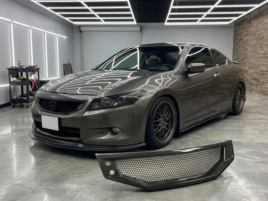 Honda Accord 2008–2010- Real Carbon Fiber Front Bumper Grille Mesh
