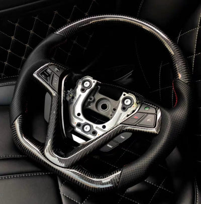 Hyundai Veloster- Carbon Fiber Flat Bottom Steering Wheel (2010–2016)