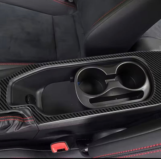 Carbon Fiber Center Console Cover Sticker