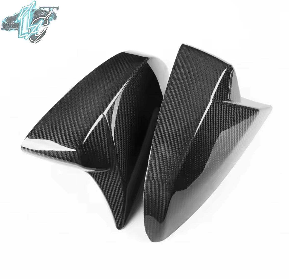 LUMIOUS M-STYLE CARBON FIBER SIDE MIRROR COVERS FOR BRZ/FRS/GT86