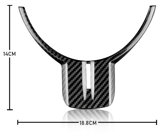 Carbon Fiber Steering Wheel Center Trim Cover for BRZ/86