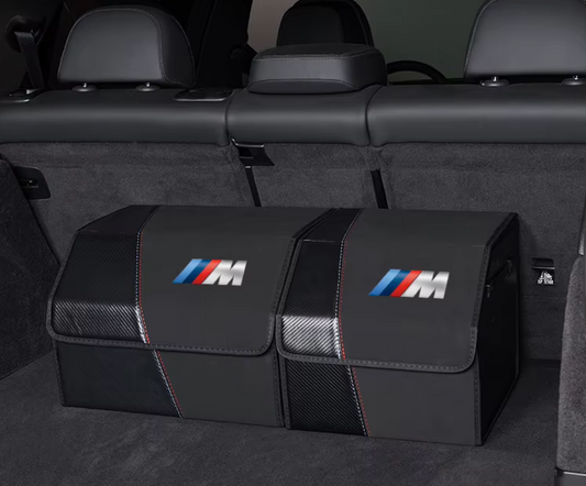 BMW CF Leather/ Suede Trunk Storage Organizer