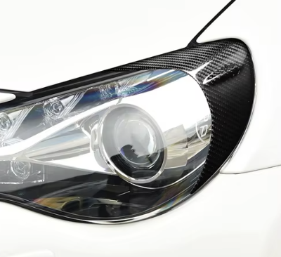 Carbon Fiber Headlight Eyebrow/Eyelid Trim for GT86/BRZ