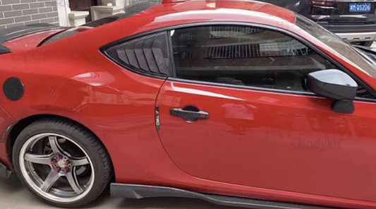 Carbon Fiber Side Window Louver for 2013-2020 for BRZ/GT86