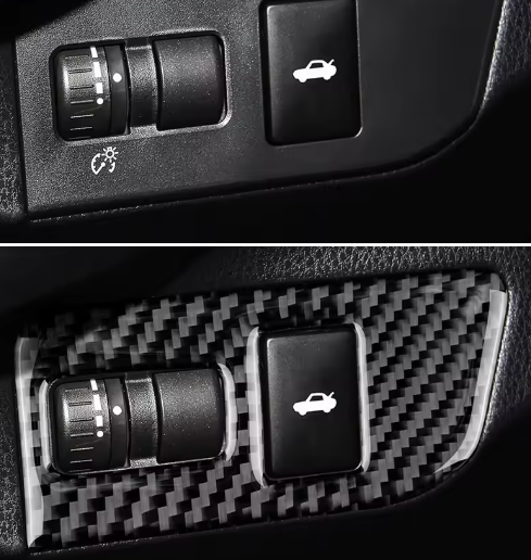 Carbon Fiber Trunk Button Overlay – Subaru BRZ / Toyota 86