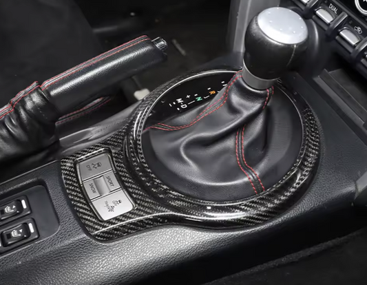 Carbon Fiber Center Console Trim Cover- Subaru BRZ / Toyota 86