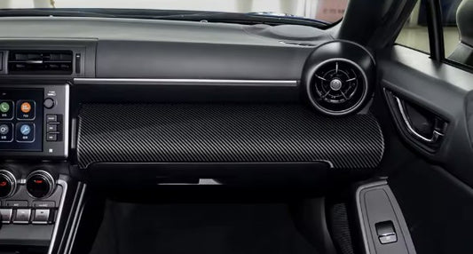 Carbon Fiber Dash Center Console Overlay for Subaru BRZ/ GR86