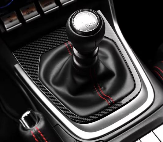 Carbon Fiber Gear Panel Cover-  BRZ /GR86