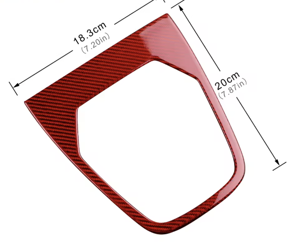 Carbon Fiber Gear Panel Cover-  BRZ /GR86
