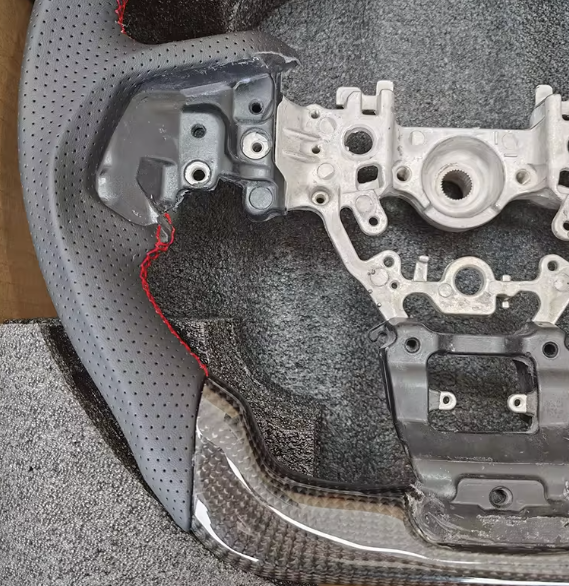 Carbon Fiber D-Shaped Racing Steering Wheel- WRX/STI (2015-2024)