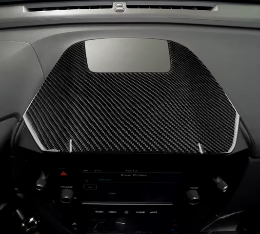 Carbon Fiber Center Console Dash Overlay- Subaru WRX/WRX STI