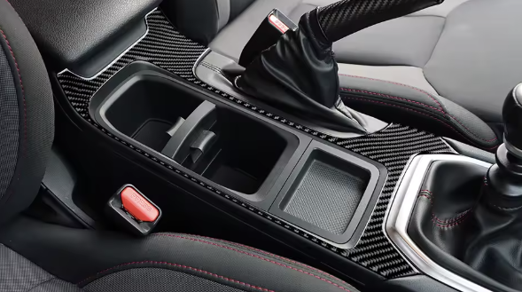 Carbon Fiber Center Cup/Gear Console Panel - Subaru WRX/STI
