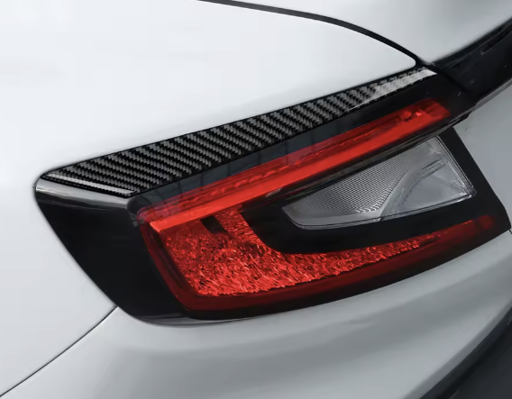 Carbon Fiber Rear Tail Light Eyebrow Trim Overlay for Subaru WRX /STI (2022+)