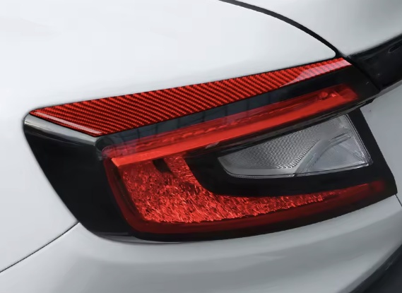 Carbon Fiber Rear Tail Light Eyebrow Trim Overlay for Subaru WRX /STI (2022+)