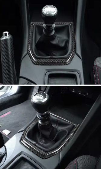 Carbon Fiber Gear Panel Cover - Subaru WRX/STI