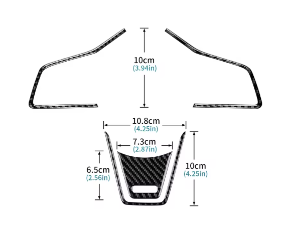 Carbon Fiber Steering Wheel Button Frame Trim – Subaru WRX/STI (2022+)