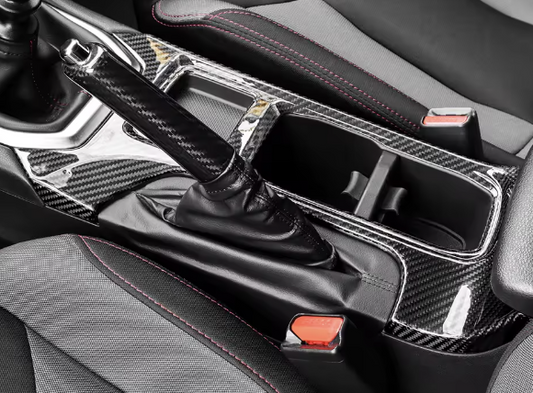 Carbon Fiber Center Cup/Gear Console Panel - Subaru WRX/STI