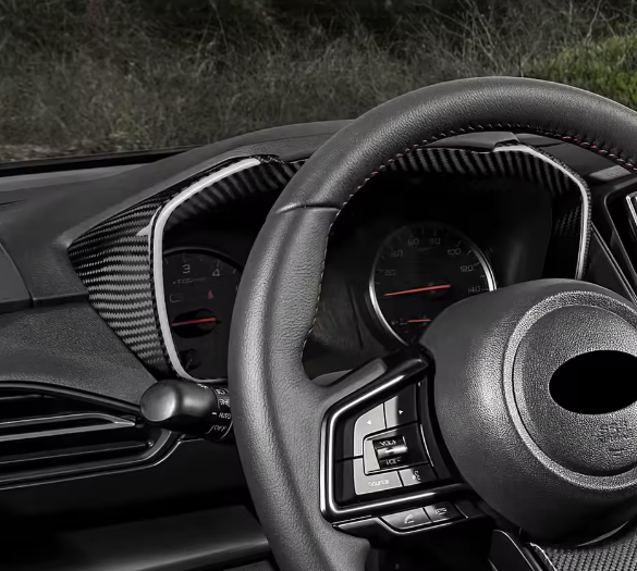 Carbon Fiber Instrument Cluster Cover Frame for Subaru WRX/STI (2022+)