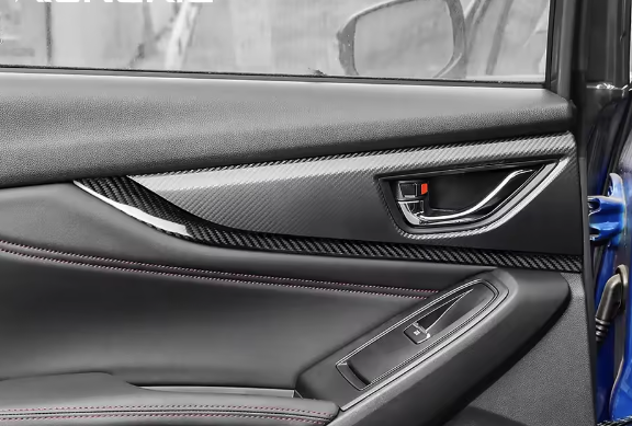 Carbon Fiber Rear Door Handle Strip Trim for Subaru WRX/WRX STI
