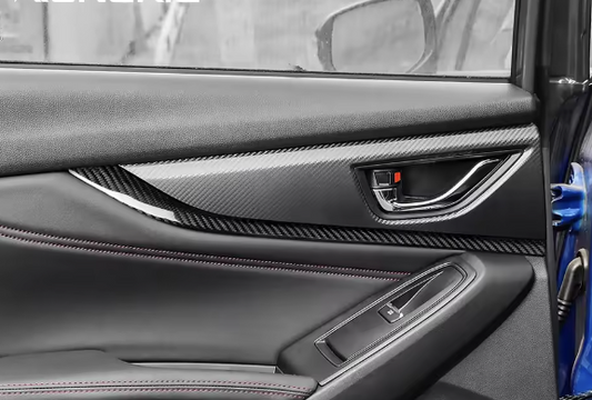 Carbon Fiber Rear Door Handle Strip Trim for Subaru WRX/WRX STI