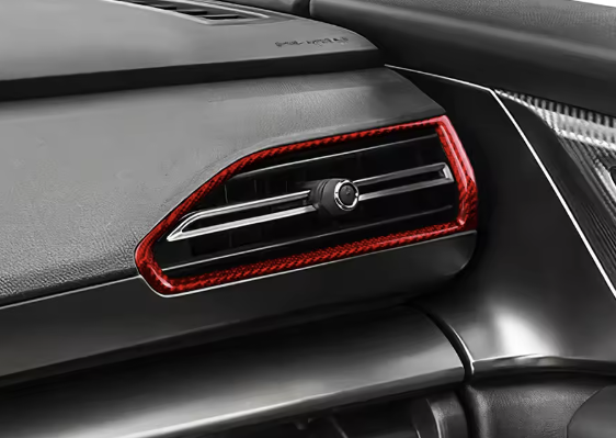 Carbon Fiber Central Control Side Air Outlet Trim for Subaru WRX/STI