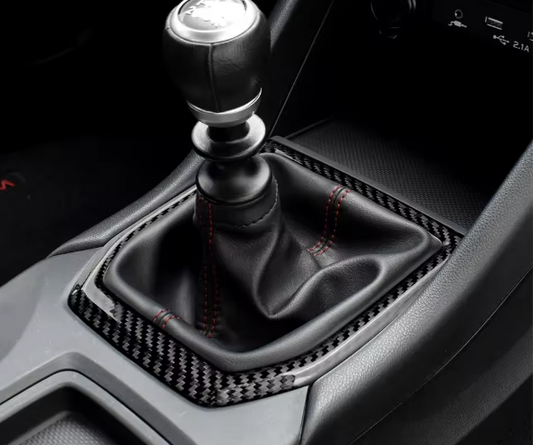 Carbon Fiber Sticker Gear Panel Cover Trim for Subaru WRX/STI