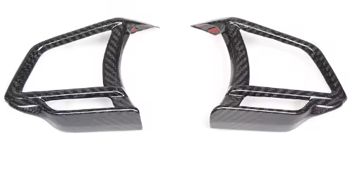 Carbon Fiber Steering Wheel Button Cover Trim for Subaru WRX/STI