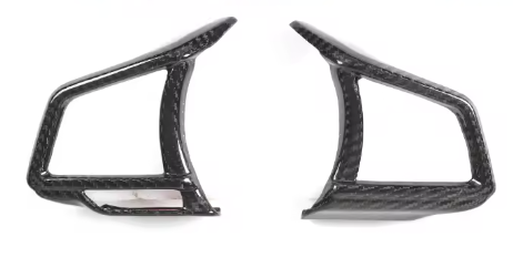 Carbon Fiber Steering Wheel Button Cover Trim for Subaru WRX/STI