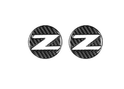 Carbon Fiber Fender Logo Emblem Overlay for Nissan 350Z (Z33)