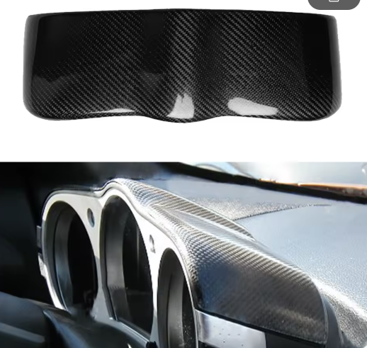 Carbon Fiber Instrument Cluster Dashboard Cover for Nissan 350Z (2003-2008)