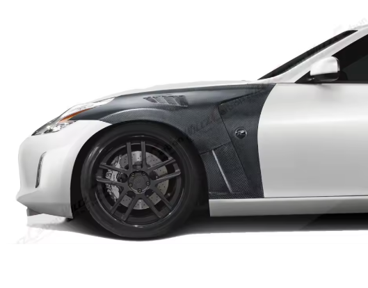 Carbon Fiber Vented Fenders for Nissan 370Z (Z34) 2009+ (Special Order Item)