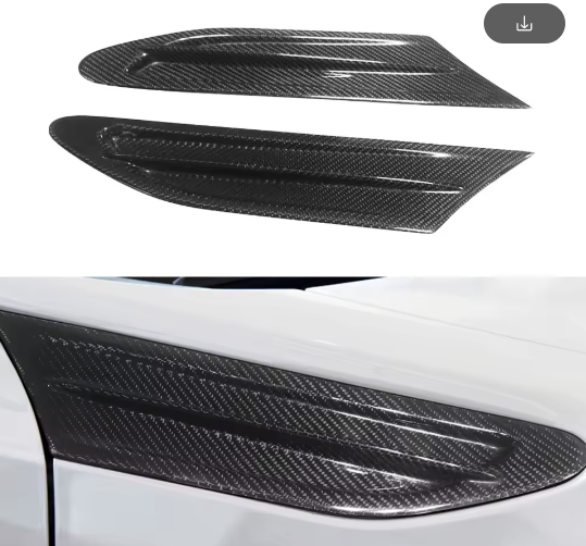 Carbon Fiber Side Fender Garnish for Subaru BRZ/ Toyota GT86