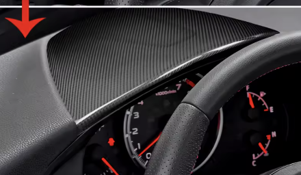 Carbon Fiber Above Cluster Dashboard Cover for Subaru BRZ / Toyota GT86