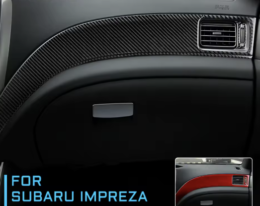 Carbon Fiber Dashboard Trim Overlay for Subaru Impreza wrx/sti (2008-2013)